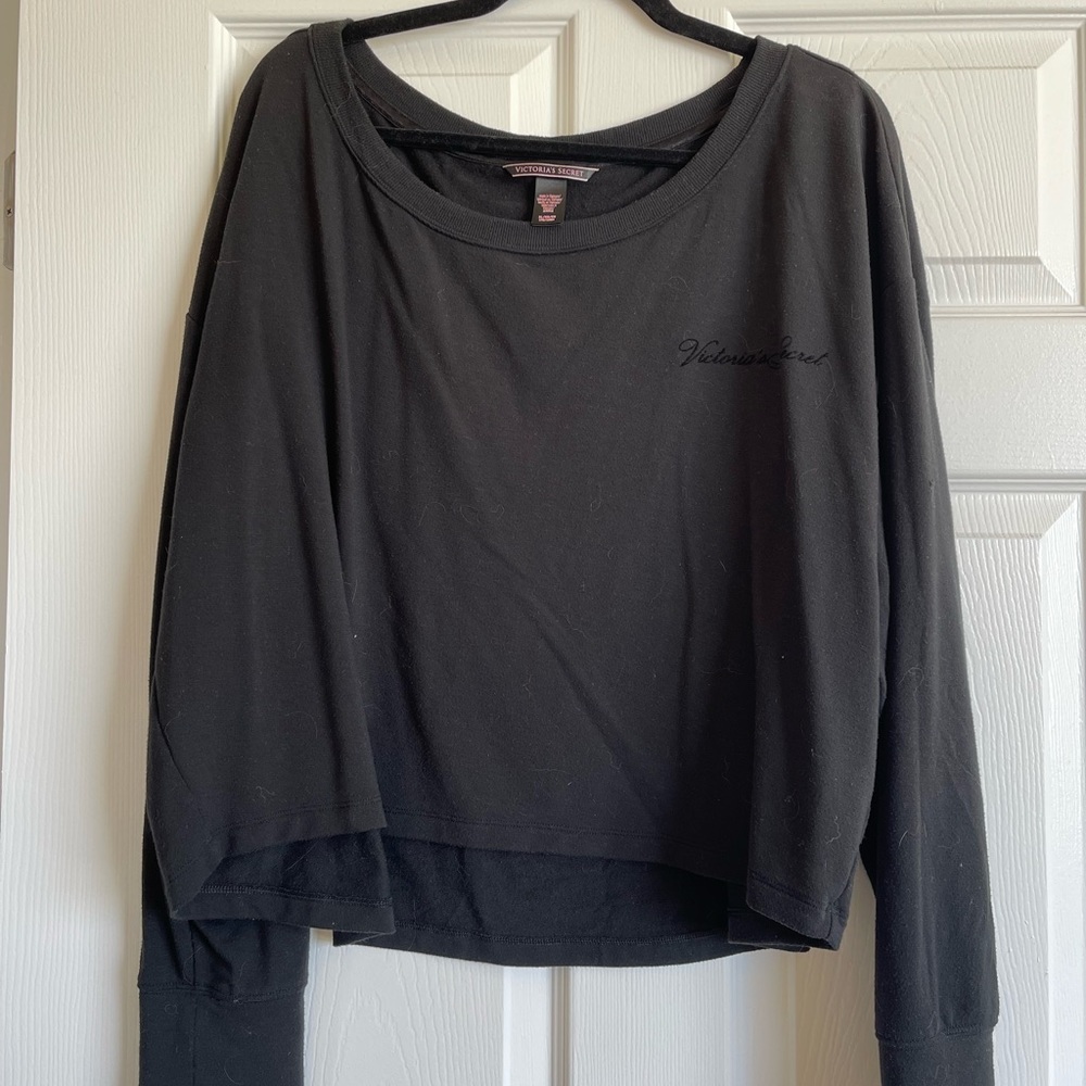 black victoria’s secret long sleeve